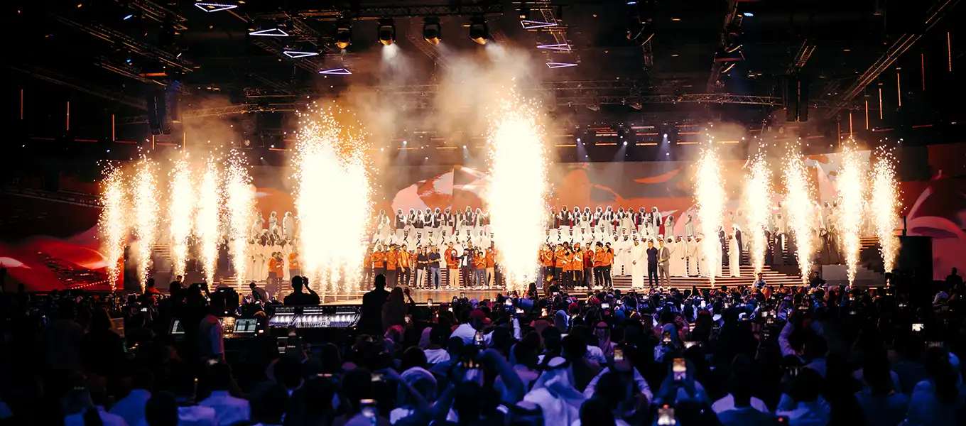 Qadsiah Festival stage show